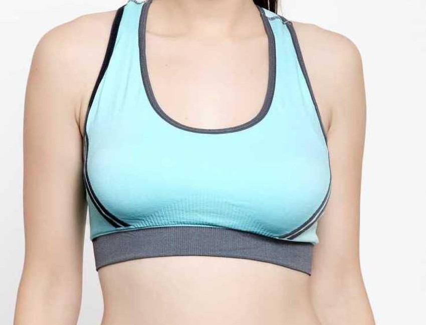 Buy online Racer Back Sports Bra from lingerie for Women by Elina for ₹359  at 64% off