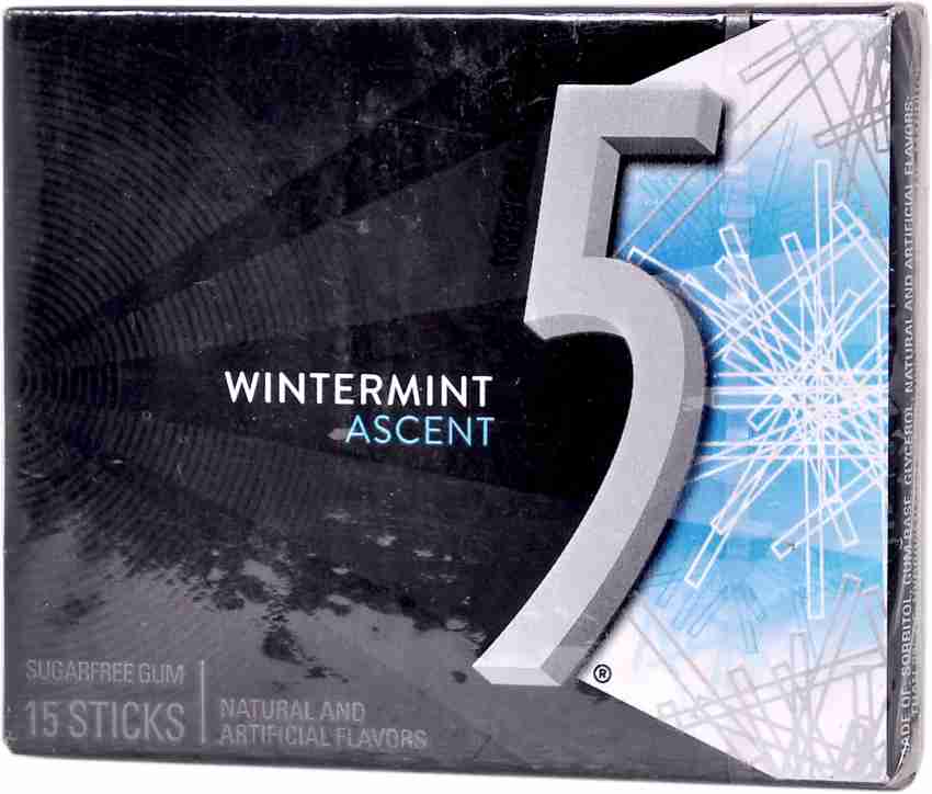 Wrigley 5-Sugar Free Gum, Ascent - 10 packs, 15 pieces each