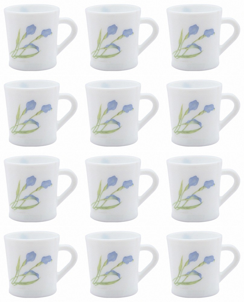 Set de tasses à thé, 12 pièces, Multicolore, Por…