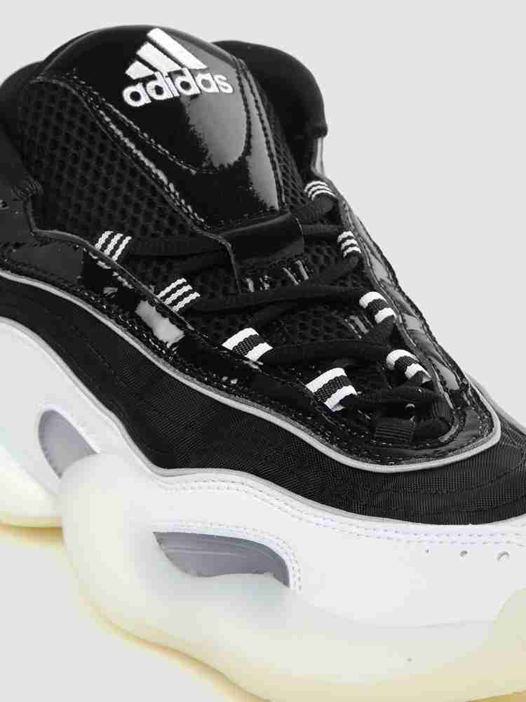ADIDAS ORIGINALS Men Black White Crazy BYW Icon 98 Colourblocked Mid Top Sneakers Sneakers For Men Buy ADIDAS ORIGINALS Men Black White Crazy BYW Icon 98 Colourblocked Mid Top Sneakers Sneakers For Me...