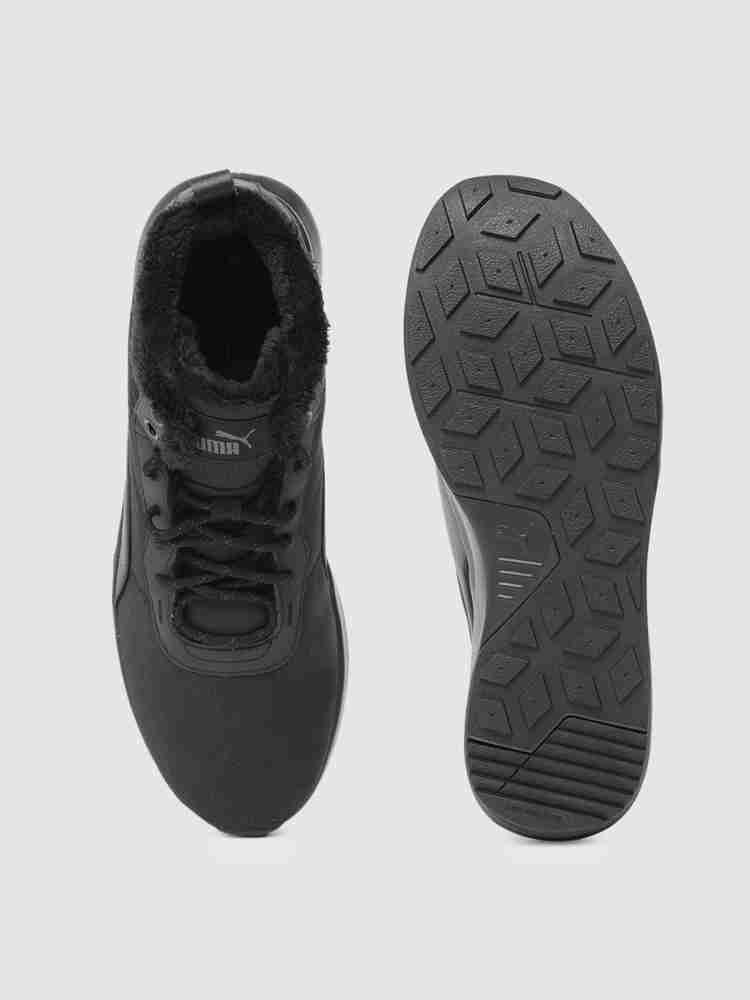 PUMA Unisex Black Solid Leather ST Activate Mid WTR Mid Top Sneakers Sneakers For Men Buy PUMA Unisex Black Solid Leather ST Activate Mid WTR Mid Top Sneakers Sneakers For Men Online at