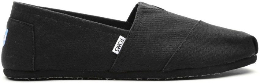 Toms slip on on sale black