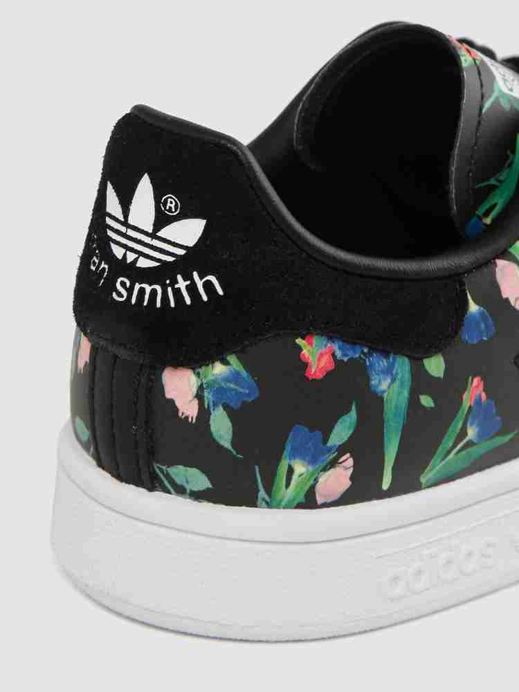 Adidas black discount floral shoes