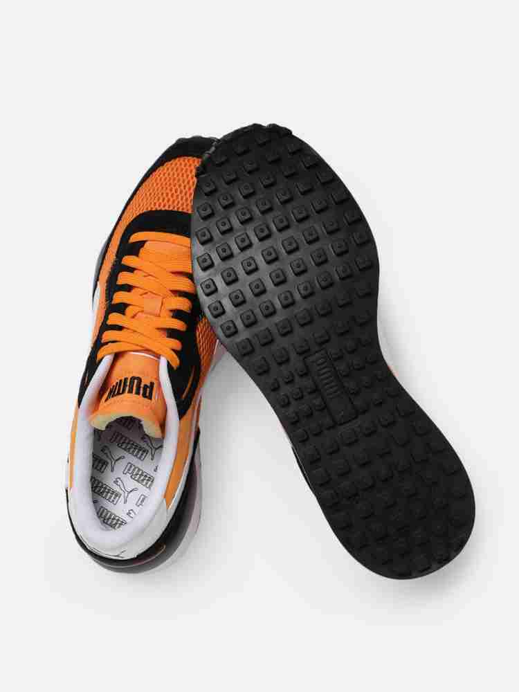 Orange black sneakers hotsell