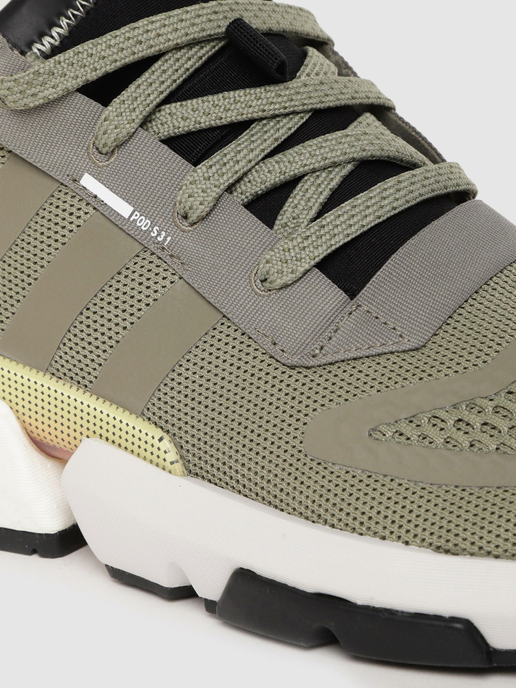 Olive green sneakers hot sale adidas