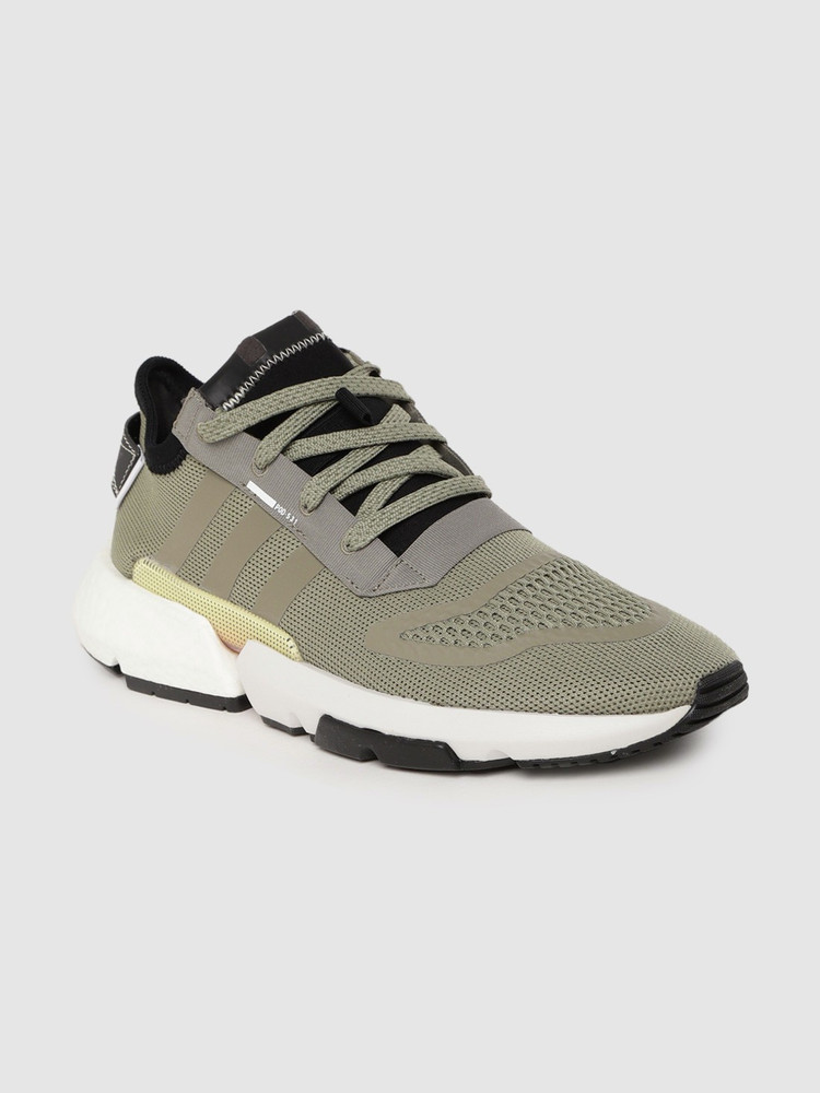 ADIDAS ORIGINALS Originals Men Olive Green Textured S3.1 Sneakers