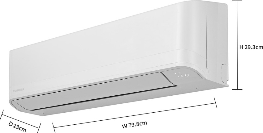 toshiba 1 ton 3 star inverter split ac