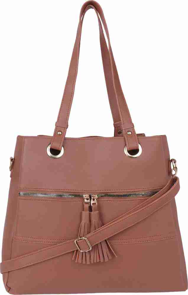ALIZA Women Tan Hand held Bag