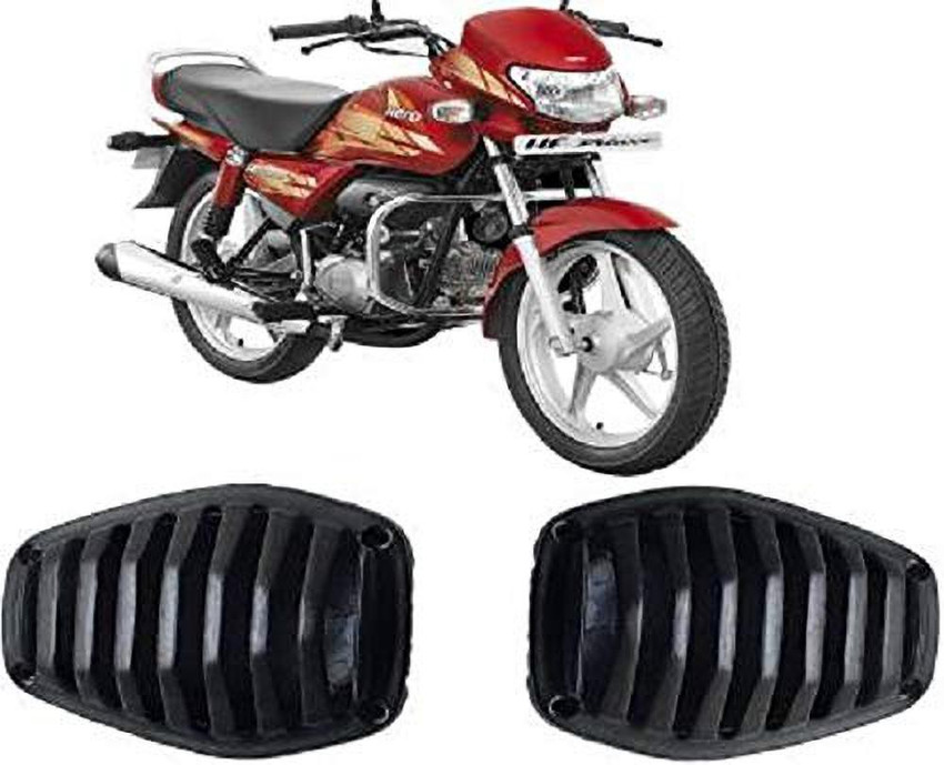 Wangsales 01 INDICATOR GRILL COVER BLACK Hf Deluxe Bike Headlight