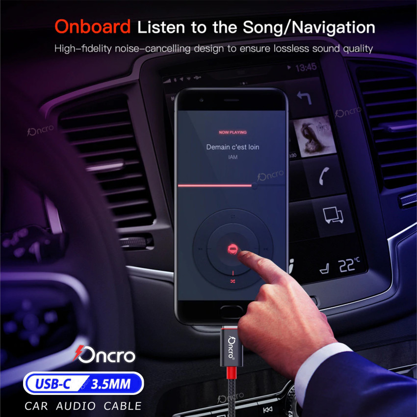 Aux audio cheap cable for car