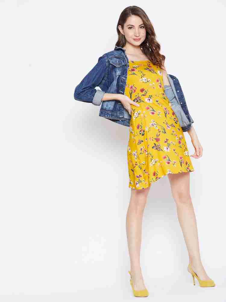 Old navy yellow floral dress discount