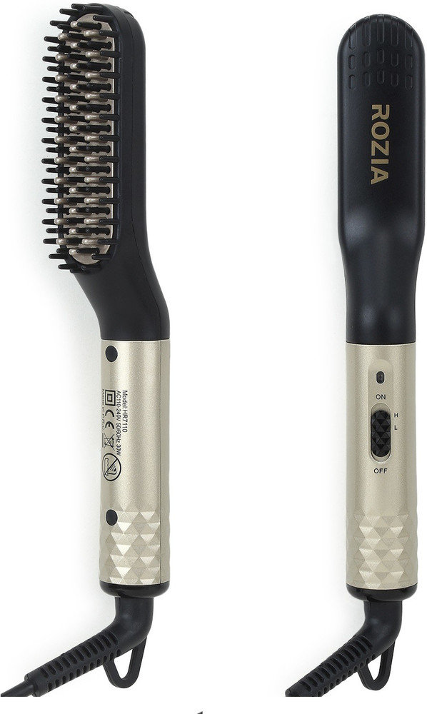 Rozia hair straightener brush discount