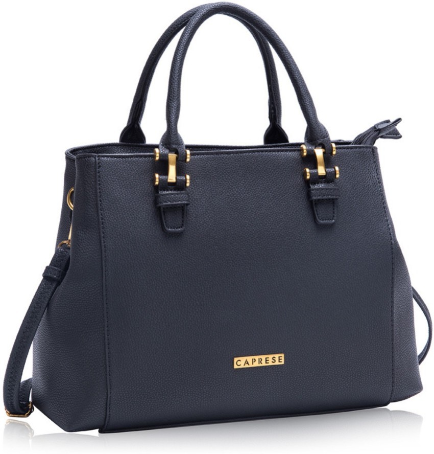 Buy Caprese Women Black Satchel Black Online Best Price in India