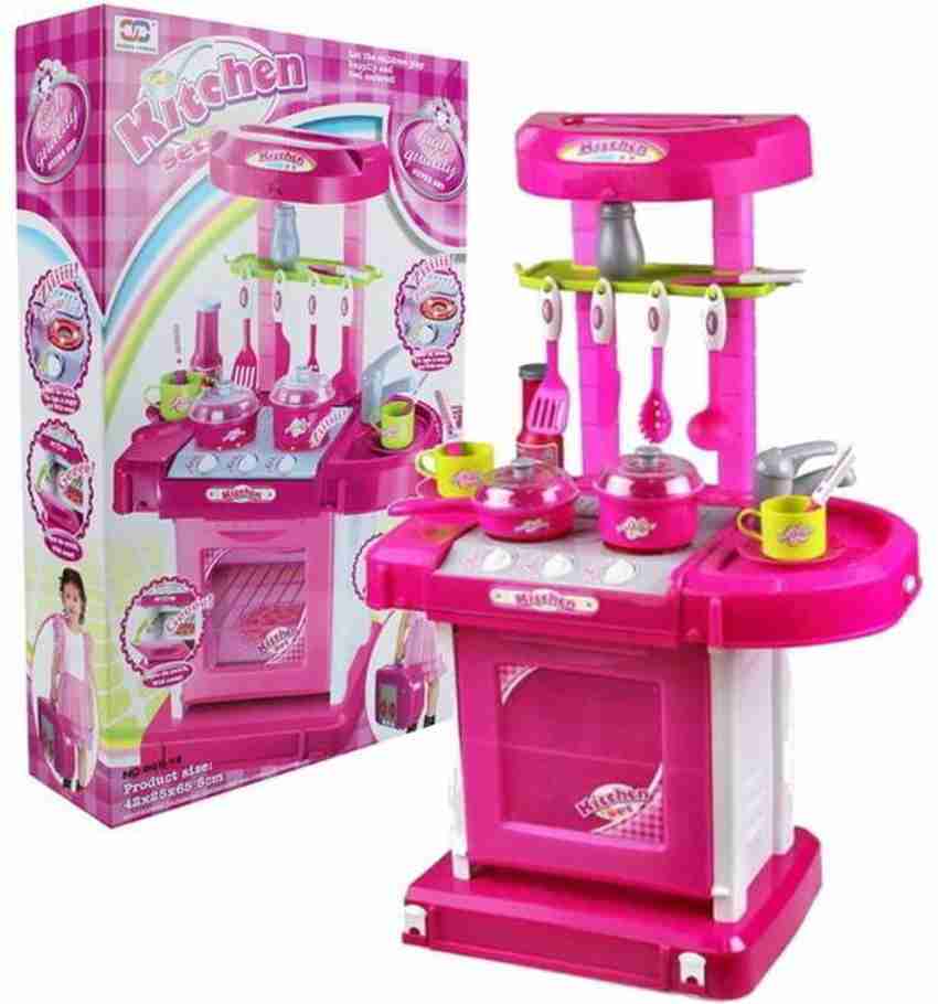 Assemble Kitchen Set Kids Luxury Battery Operated Kitchen Super