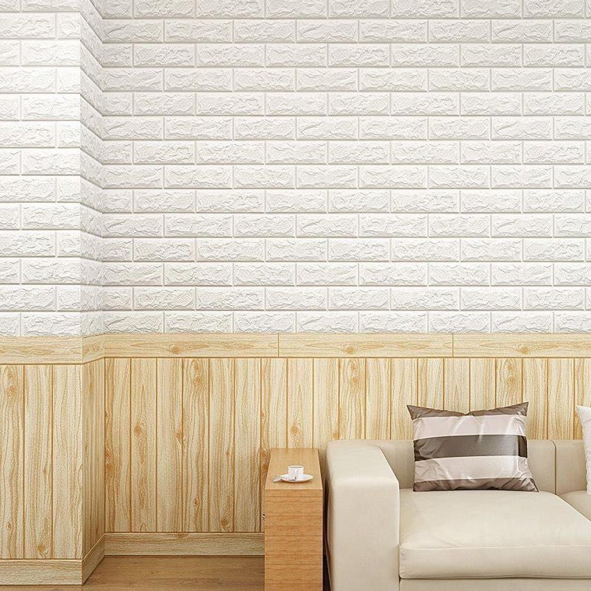 9277 Stone Design Wallpaper 3D Foam Wallpaper Sticker  Deodap