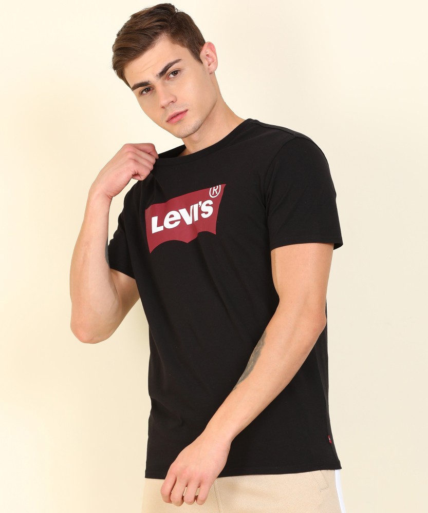 Levis t shirt black cheap and red