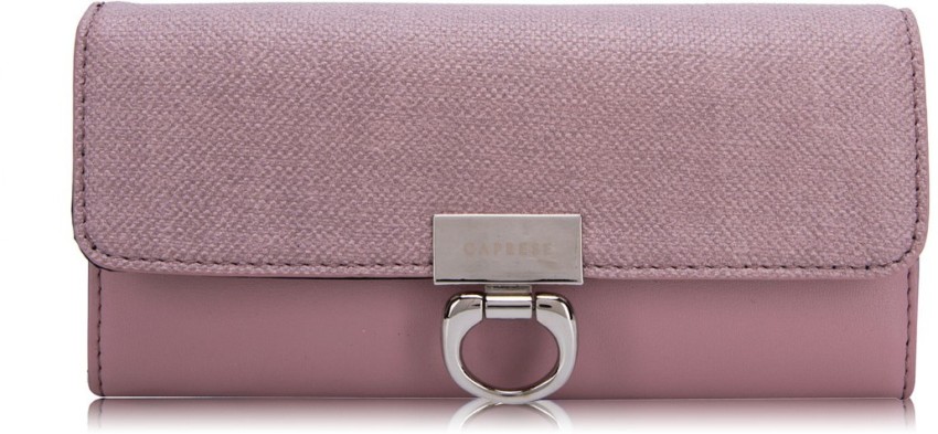 Caprese Women Pink Artificial Leather Wallet FUCHSIA PINK - Price in India