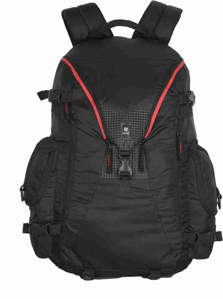 Zwart Marq-Black-Red Waterproof Backpack - Backpack 