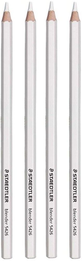 STAEDTLER Colorless Blender Pencil, Wax Base Blending Pencil  for Pastels, Graphite, Charcoal, Artist Blender, 5426BLBK-C Hexagon Shaped  Color Pencils 