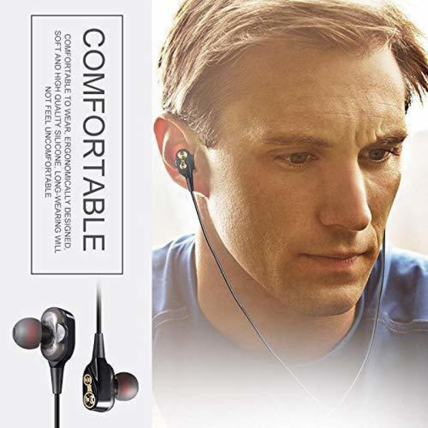 Four drive discount stereo wired earphone