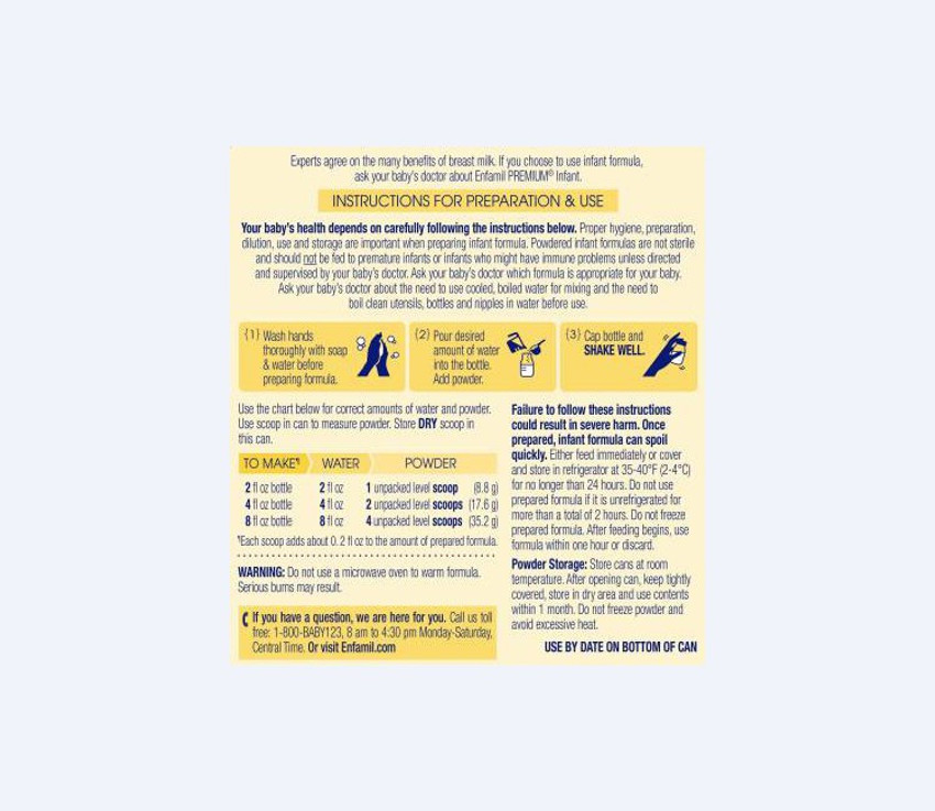 Enfamil premium infant deals 8 oz powder