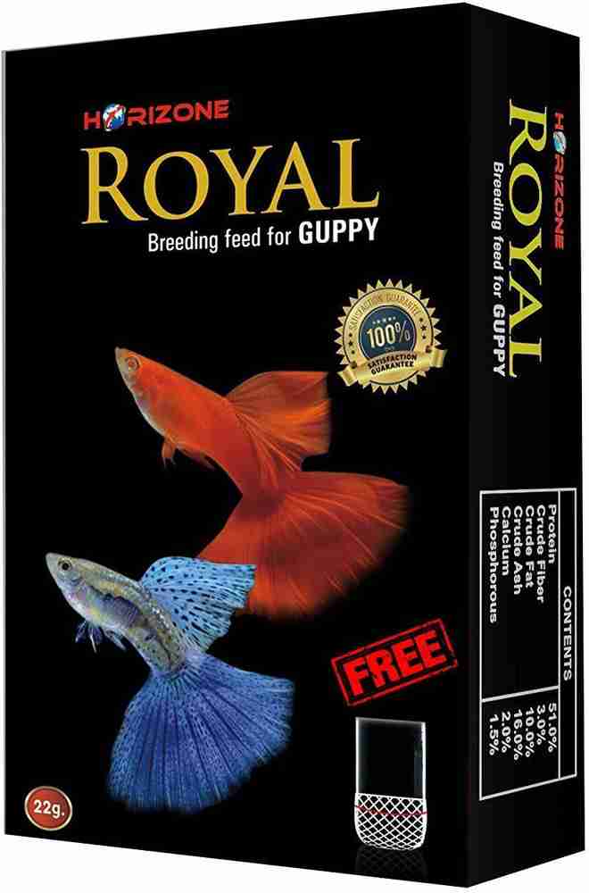 Horizone Pack of 2 Royal Breeding Feed for Guppy Aquatic fish