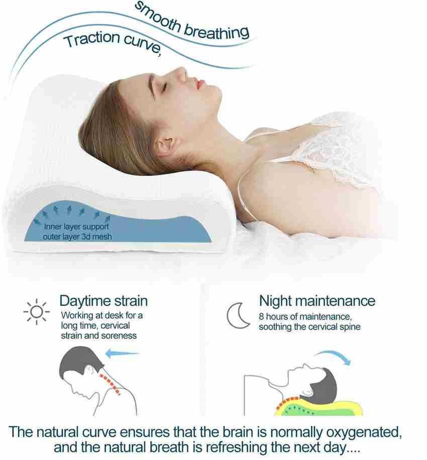 Xclub Memory Foam Polka Orthopaedic Pillow Pack of 2 Buy Xclub Memory Foam Polka Orthopaedic Pillow Pack of 2 Online at Best Price in India Flipkart