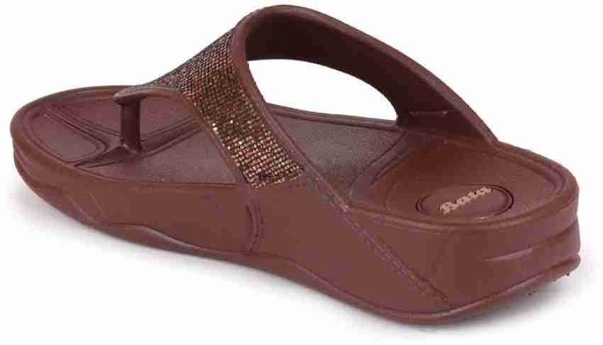 Bata Women Slippers For Women Brown Flip Flops Buy Bata Women