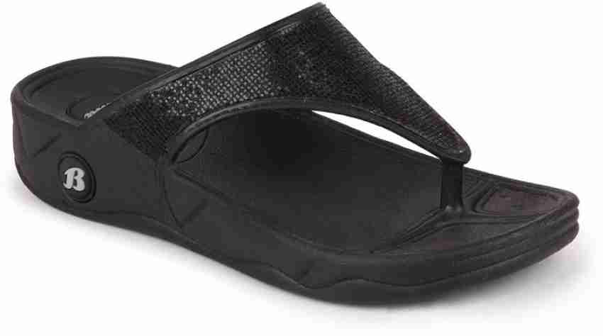 BATA womens Palm Black Slipper - 5 UK (6716305) : : Fashion