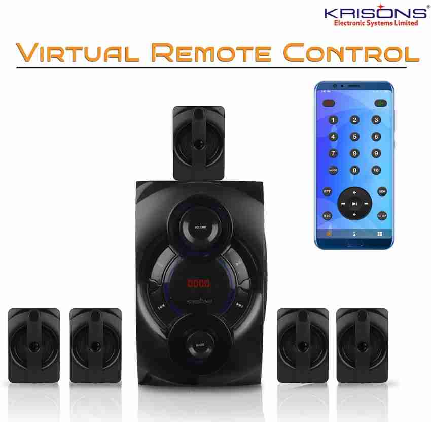 Krisons wireless home theatre with bluetooth speaker and remote best sale