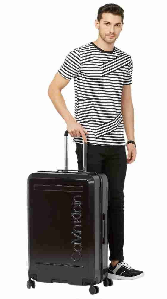 Calvin klein suitcase on sale grey