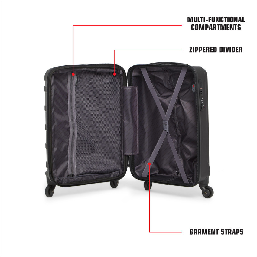 SWISSBRAND VERNIER Expandable Check in Suitcase 4 Wheels 28 inch Coffee Price in India Flipkart