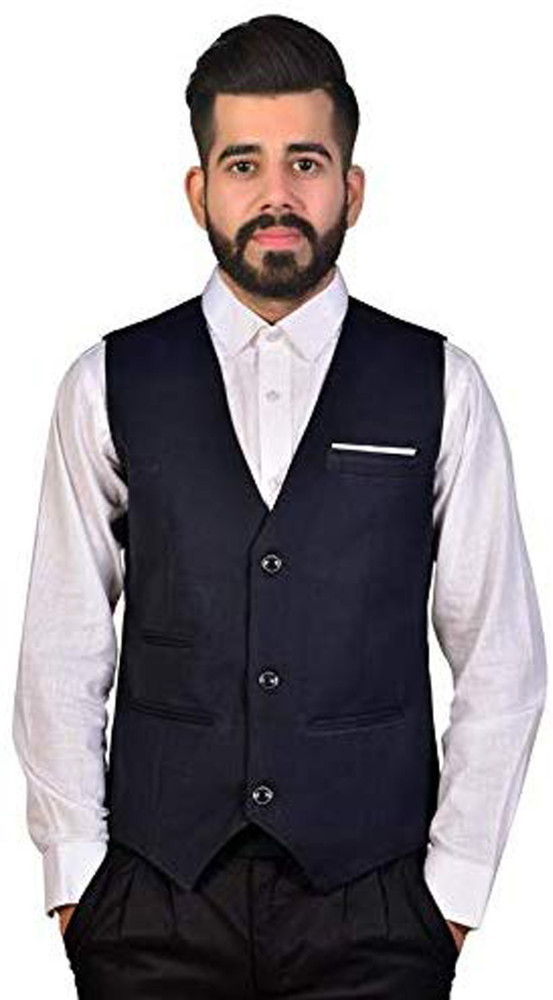 OORA Solid Men Waistcoat Buy OORA Solid Men Waistcoat Online at