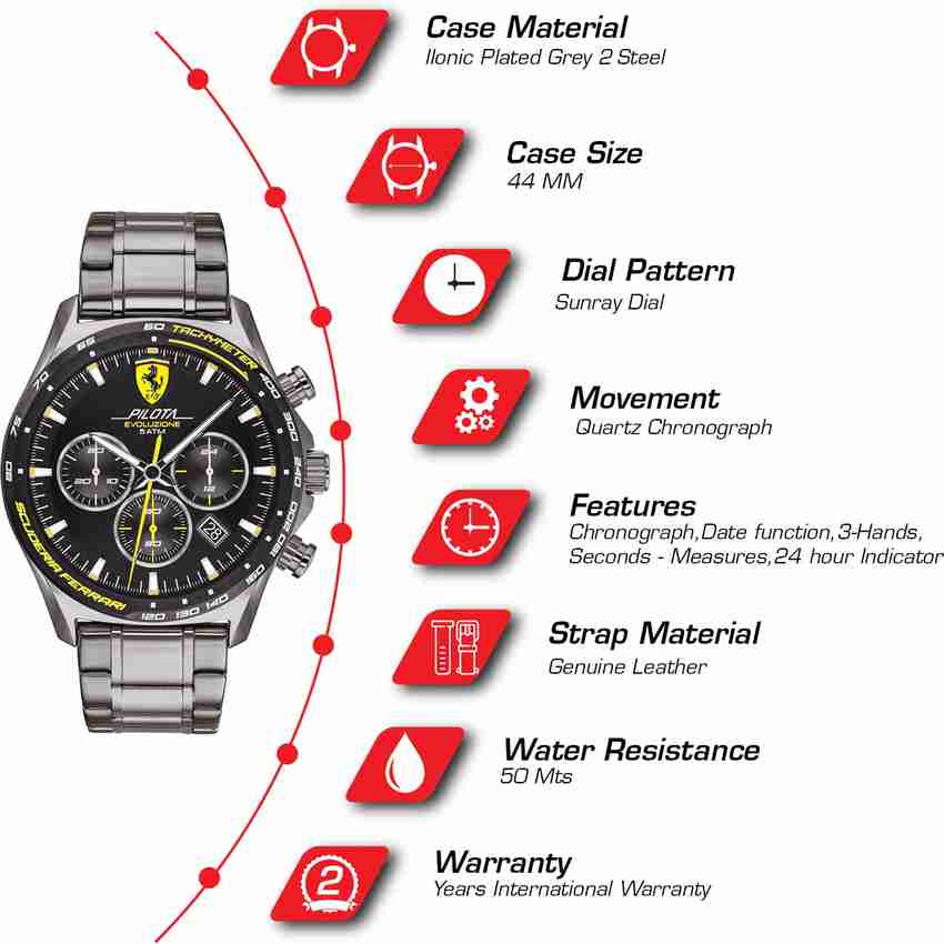 SCUDERIA FERRARI Pilota Evo Pilota Evo Analog Watch For Men Buy SCUDERIA FERRARI Pilota Evo Pilota Evo Analog Watch For Men 0830715 Online at Best Prices in India Flipkart