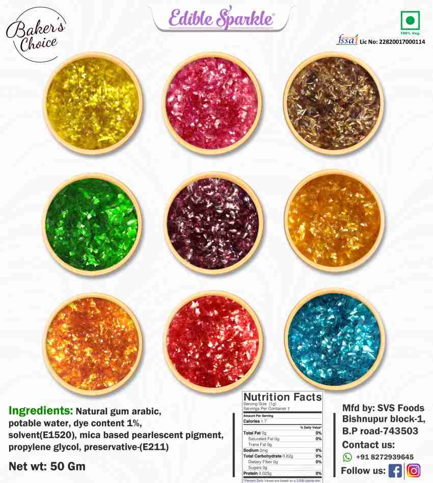 Shop Red Edible Glitter Online in India