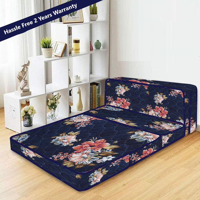 RW REST WELL Orthopedic Travel Bed 3 Fold Folding Mattress 4 inch