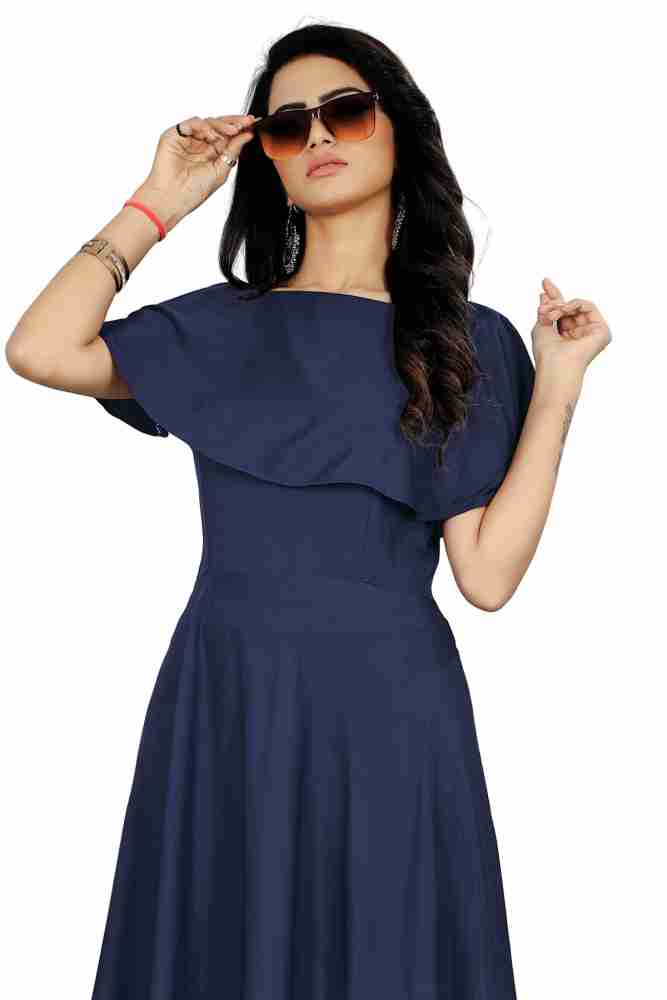 Buy Navy Blue Dresses for Women by JASHUDI Online