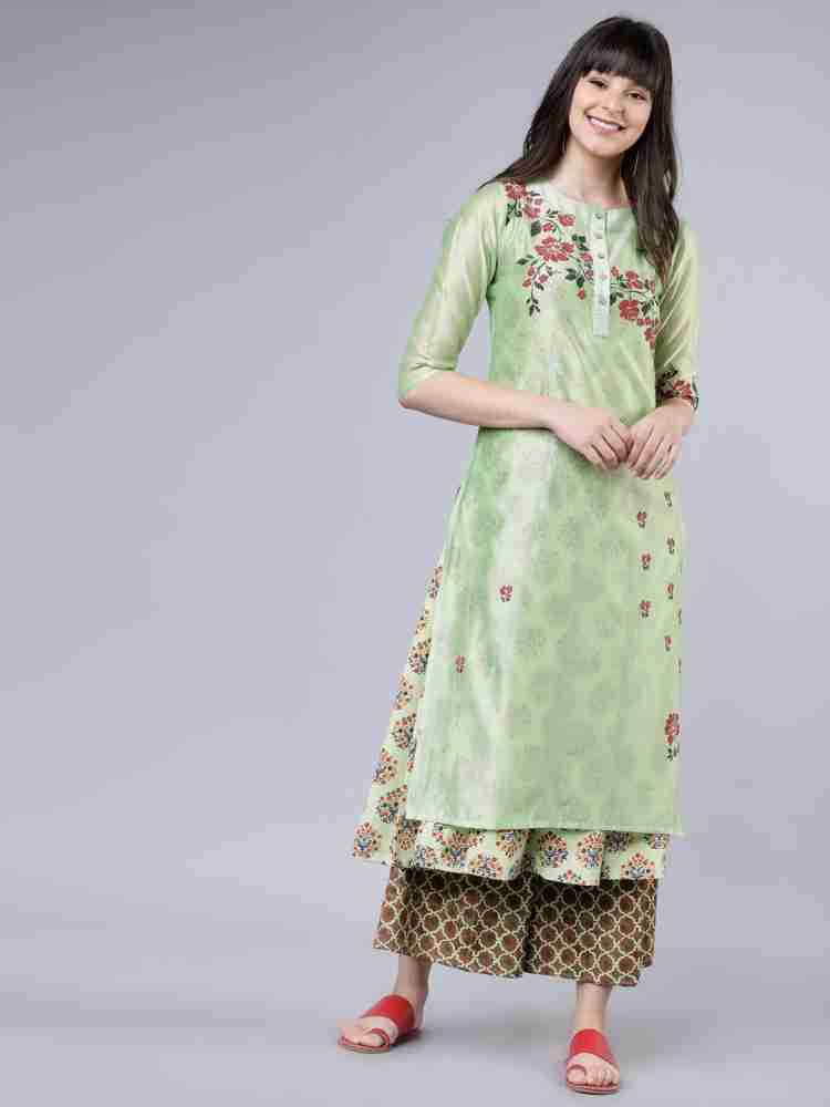 Vishudh Women Kurta Palazzo Set Buy Vishudh Women Kurta Palazzo