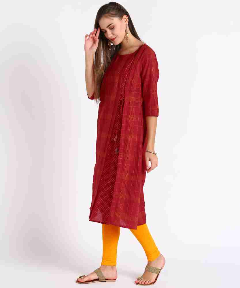 Rangmanch By Pantaloons Women's A-Line Kurta (110062253_Charcoal_Small) :  : Clothing & Accessories