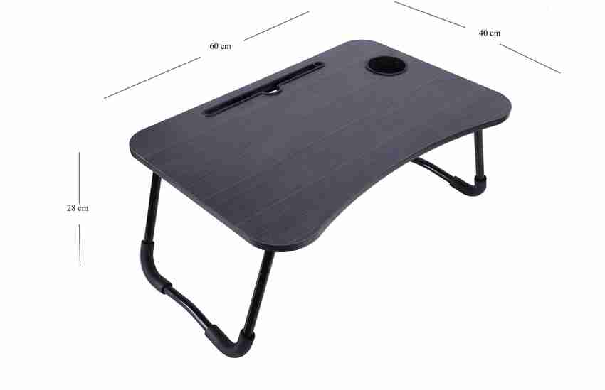 Karmax wood top portable laptop table
