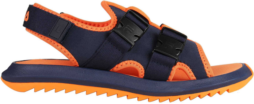 Fila sandals on sale mens orange