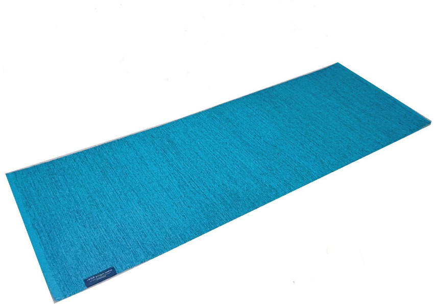 ASE YOGA INDIA 100 COTTON YOGA MAT SWEAT ABSORBENT TEXTURE Blue