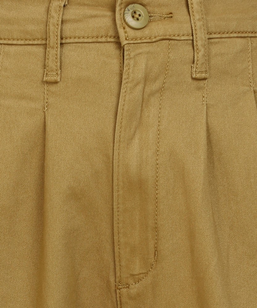 LEVIS PLEATED BALLOON Regular Fit Women Brown Trousers  Buy LEVIS  PLEATED BALLOON Regular Fit Women Brown Trousers Online at Best Prices in  India  Flipkartcom