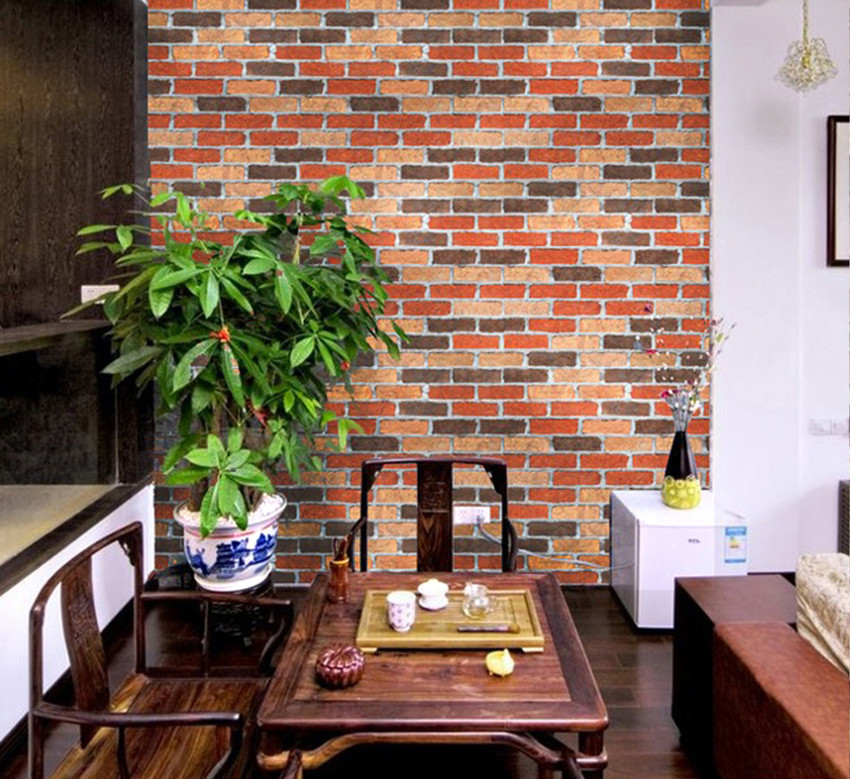 Aggregate more than 86 brick wall decor stickers vova.edu.vn