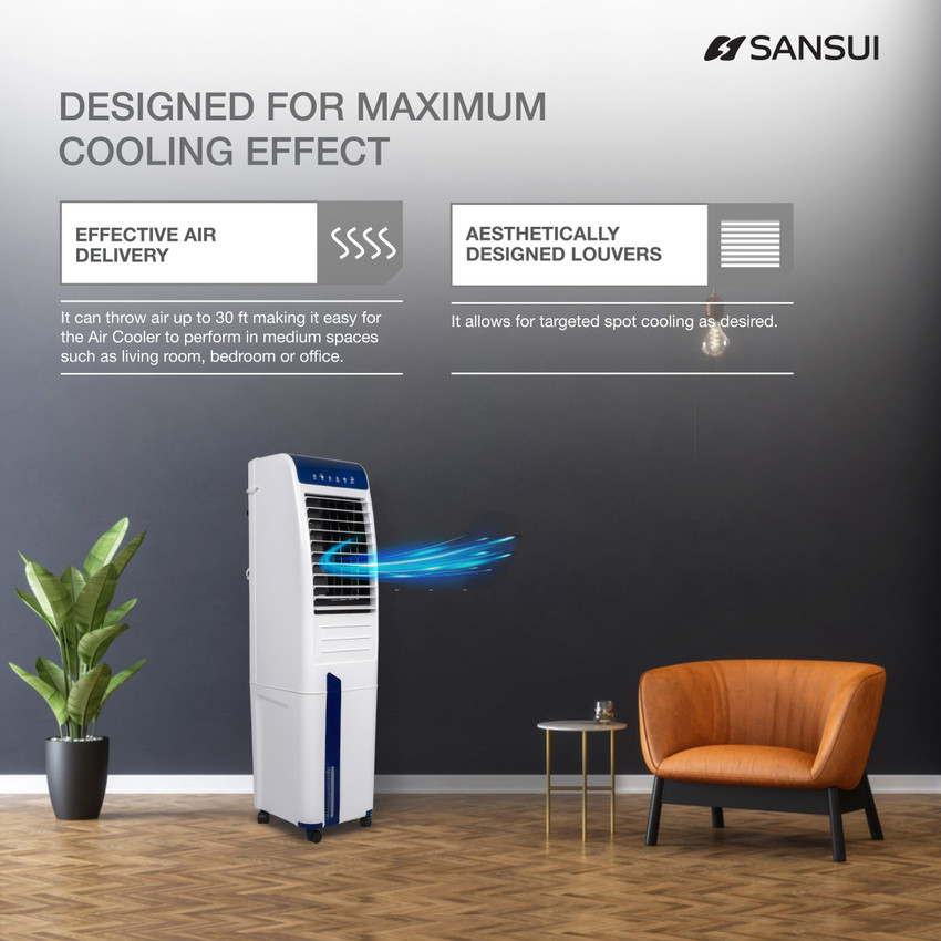Sansui 47 L Tower Air Cooler Price in India - Buy Sansui 47 L  