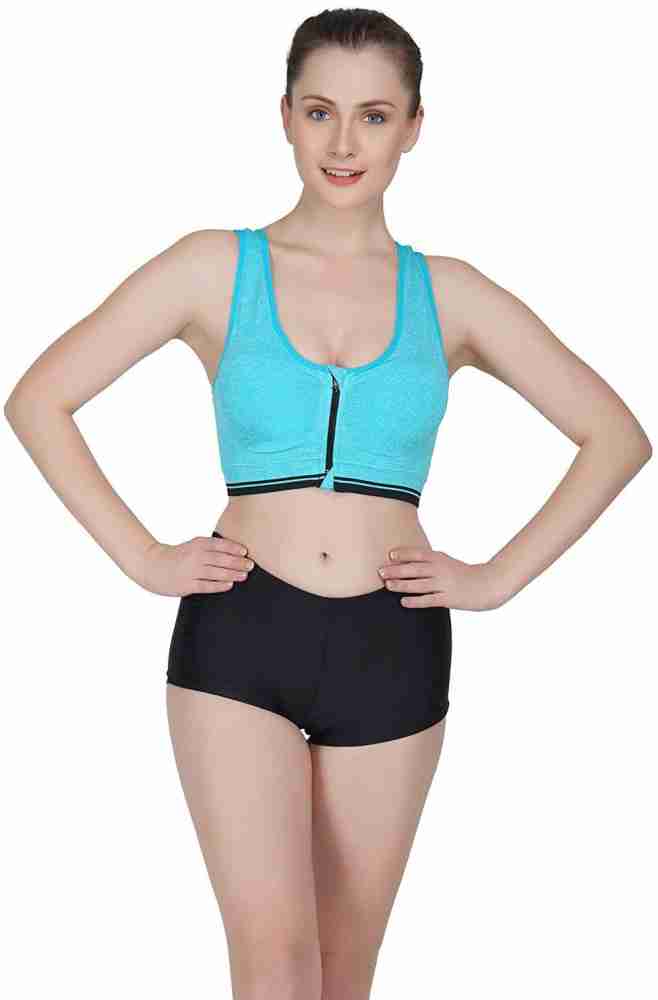 Buy online Green Solid Sports Bra from lingerie for Women by Clovia for  ₹429 at 64% off