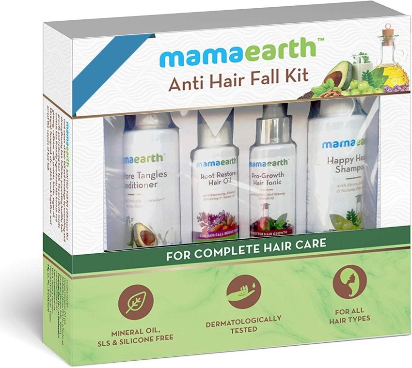 Mamaearth Anti Hair Loss Kit (Oil, Shampoo, Conditioner & Tonic) Price in  India - Buy Mamaearth Anti Hair Loss Kit (Oil, Shampoo, Conditioner &  Tonic) online at Flipkart.com