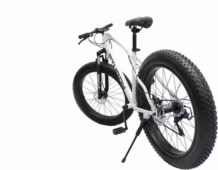 Sturdy fat shop bike white