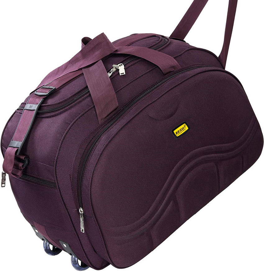 Bright Luggage Lightweight Purple Polyester 40L Luggage Travel