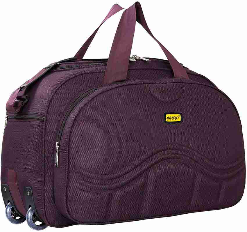 Bright Luggage Lightweight Purple Polyester 40L Luggage Travel